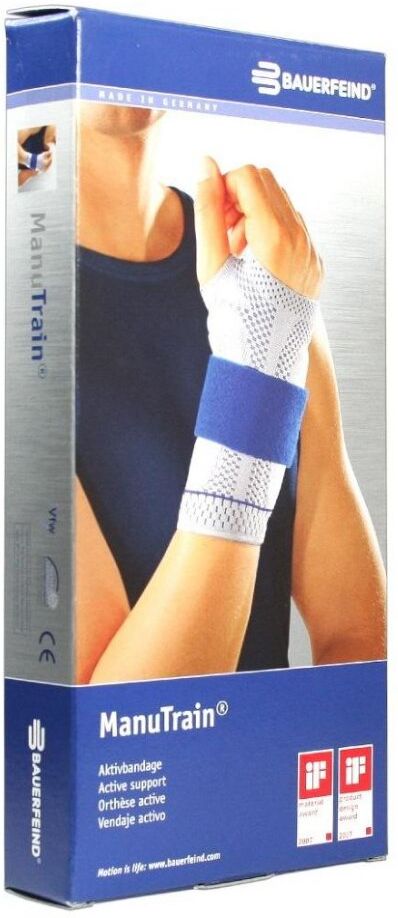Manutrain Handgelenkbandage Größe 4 rechts titan