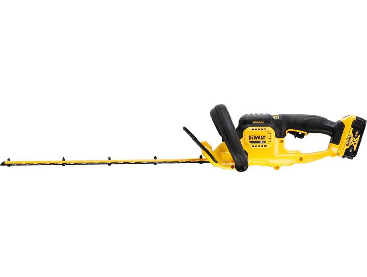 Akku-Heckenschere DEWALT Basis 55 cm, Solo , gelb (bunt), Gartenscheren-Maschinen, Akku-Heckenschere