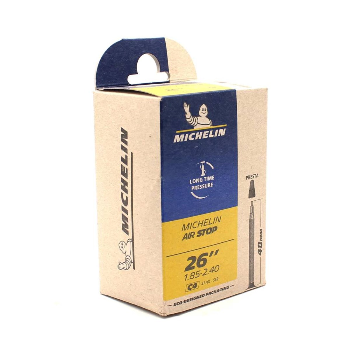 Câmara Michelin C4 Airstop 26x1,85-2,40 Válvula Presta 48 mm Unisex