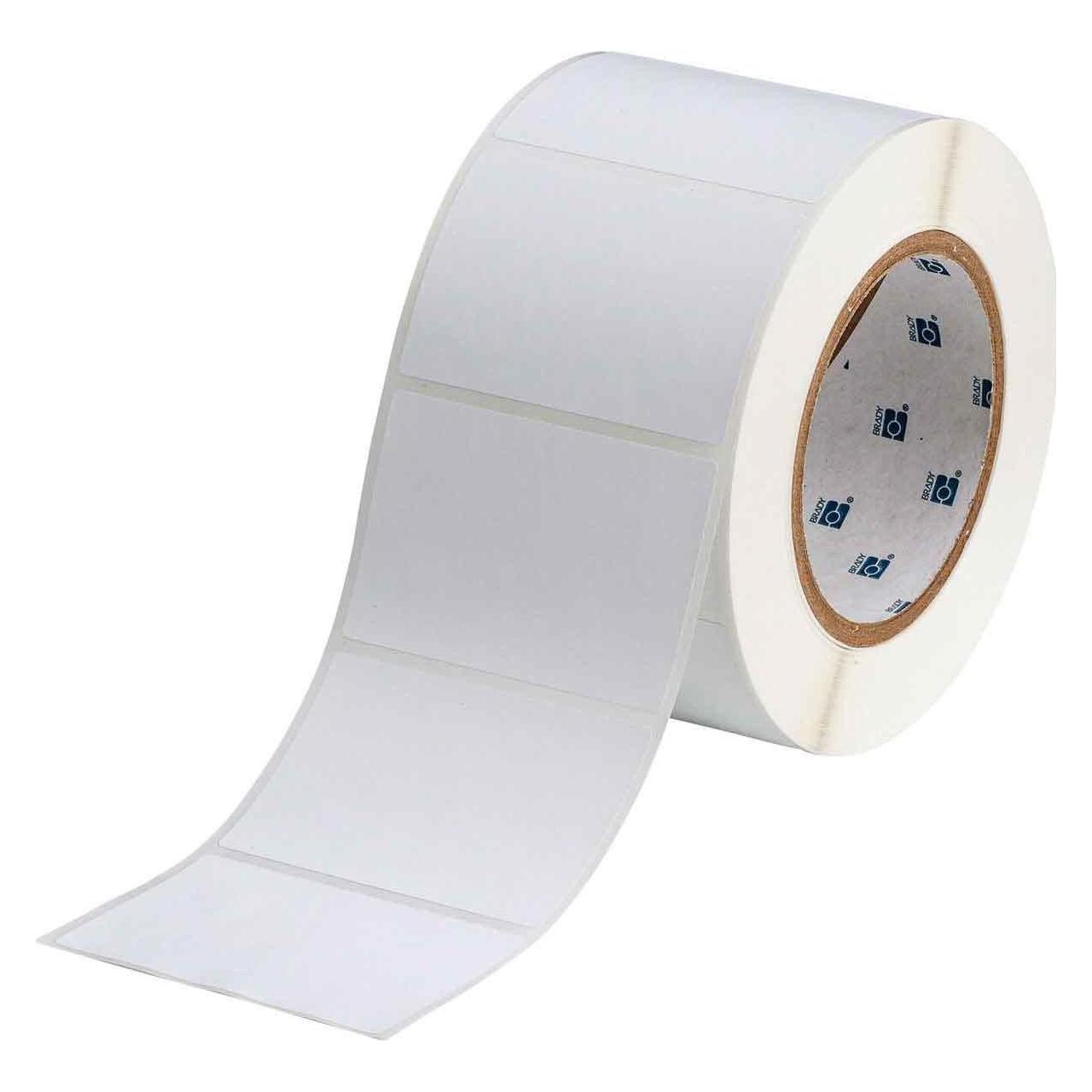 Brady THT-19-486-1, metallisierter Polyester, extra stark haftend, 76,2 x 50,8mm, 1-bahnig(1000 E.) (81.28 mm) (020787)