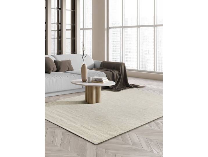 Tapis de laine - THE CARPET - Boho Natur Wool - Crème - 200x290 cm - Tissé main