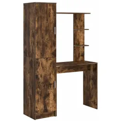 vidaXL Schreibtisch 2 pcs Geräucherte Eiche