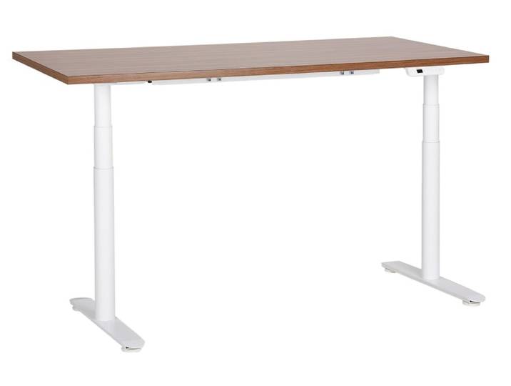 Table à hauteur ajustable Électrique marron