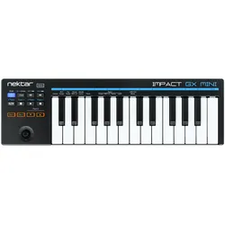 Nektar Impact GX Mini (Keyboard), MIDI Controller, Schwarz