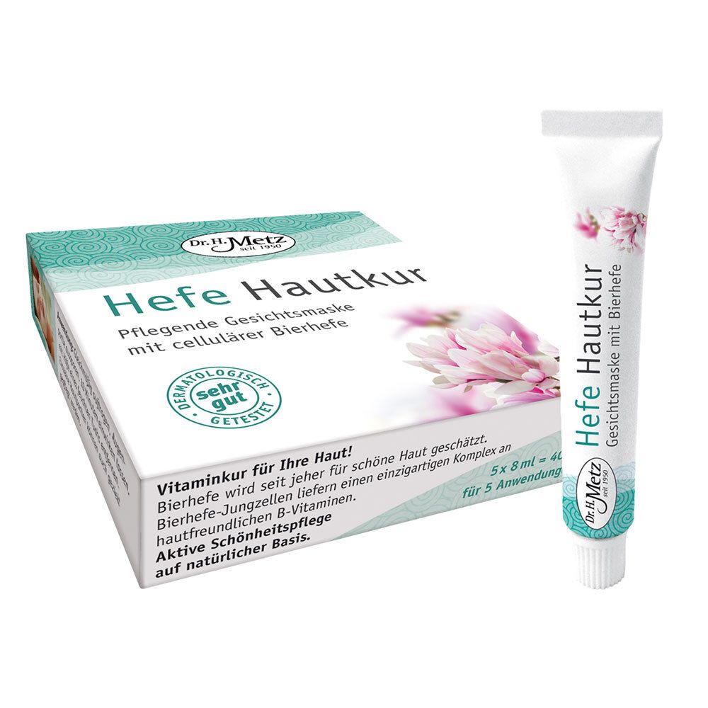 Hefe Hautkur Gesichtsmaske 5x8 ml Tube 40