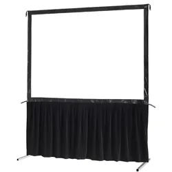 Celexon Vorhangset 1-seitig für Faltrahmenleinwand Mobil Expert 244 x 152 cm