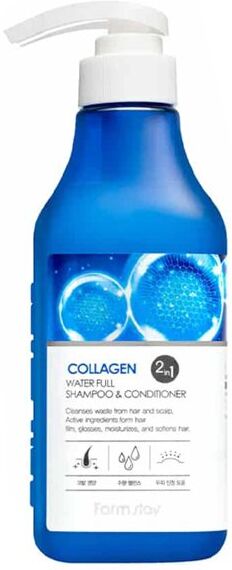 FARM STAY Collagen Water Full Shampoo & Conditioner 530ml