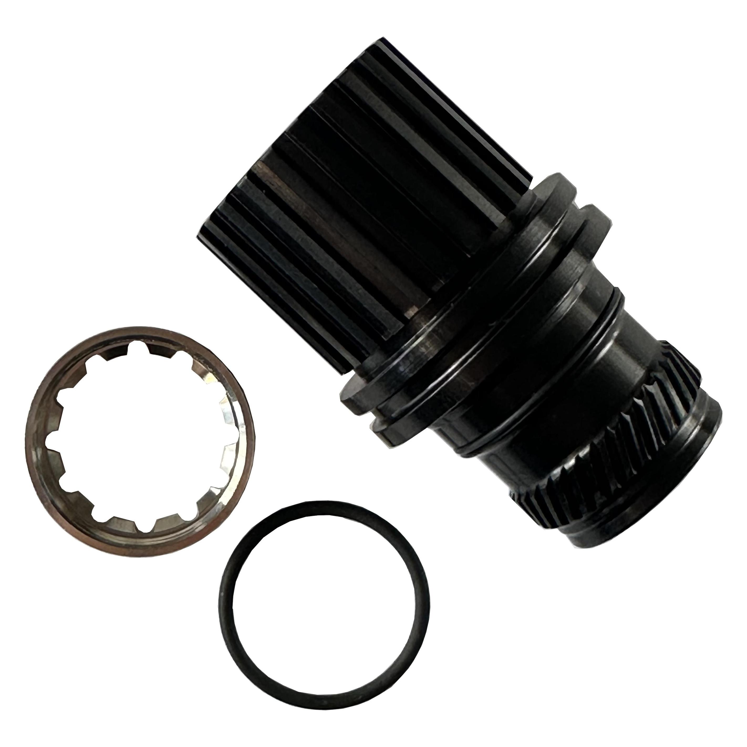 Chris King R45 Freilaufkörper Conversion Kit ohne Achse Shimano Microspline, Ceramic-Lager, black (54716335)