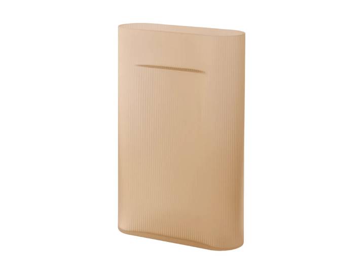 Muuto Ridge Vase Milchglas 48,5 cm Hellorange