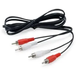 EQUIP 147094 2-Cinch-Stecker-auf-Stecker-Stereo-Audiokabel, 2,5m