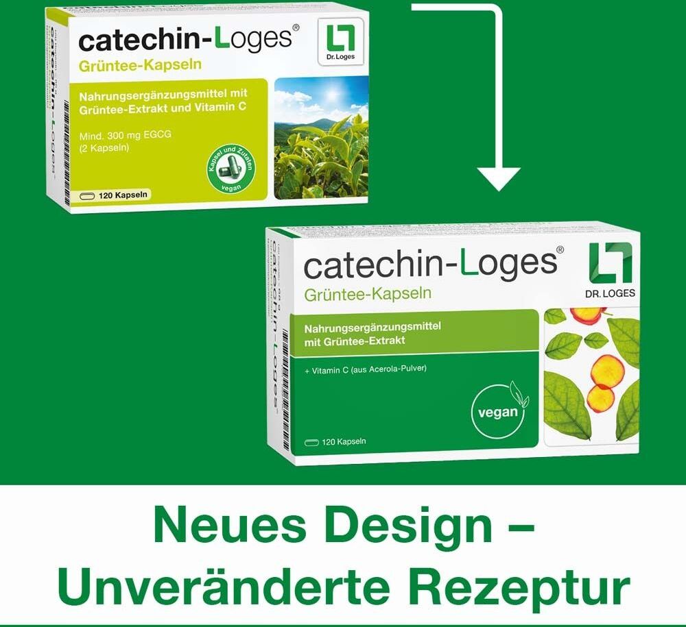 CATECHIN-Loges Grüntee-Kapseln 120 St Kapseln