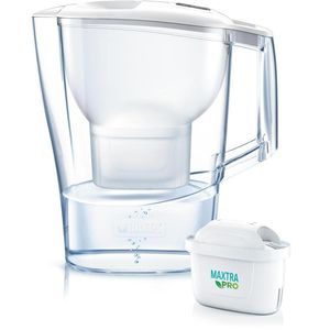 Brita Wasserfilter-Kanne Aluna Cool, 2,4 Liter, aus Kunststoff, weiß, inkl. 1 Filterkartusche