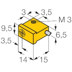 Turck Sensor NI2-Q9.5-AP6/S34