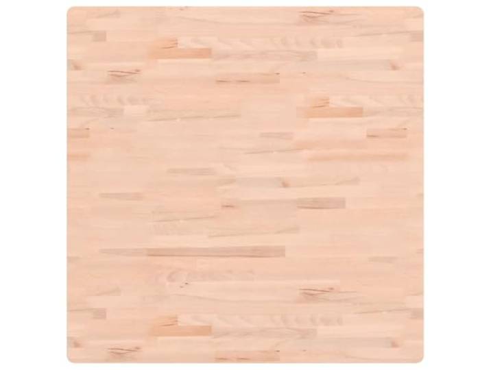 Makastle Tischplatte Arbeitsplatte Schreibtischplatte 90x90x2.5 cm Quadratisch Massivholz Buche