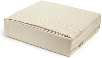 Authentic Hotel and Spa 1800 TC Brushed Microfiber Sheet Set with 4 Line Embroidery