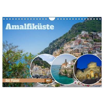Amalfiküste - Der Planer (Wandkalender 2027 DIN A4 quer), CALVENDO Monatskalender