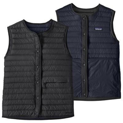 Patagonia - Women's Lightweight Reversible Down Sweater Vest - Daunenweste Gr XL schwarz