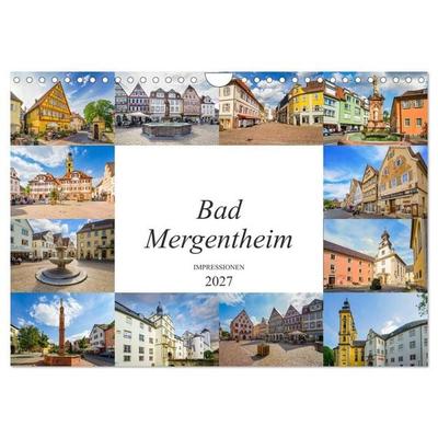 Bad Mergentheim Impressionen (Wandkalender 2027 DIN A4 quer), CALVENDO Monatskalender