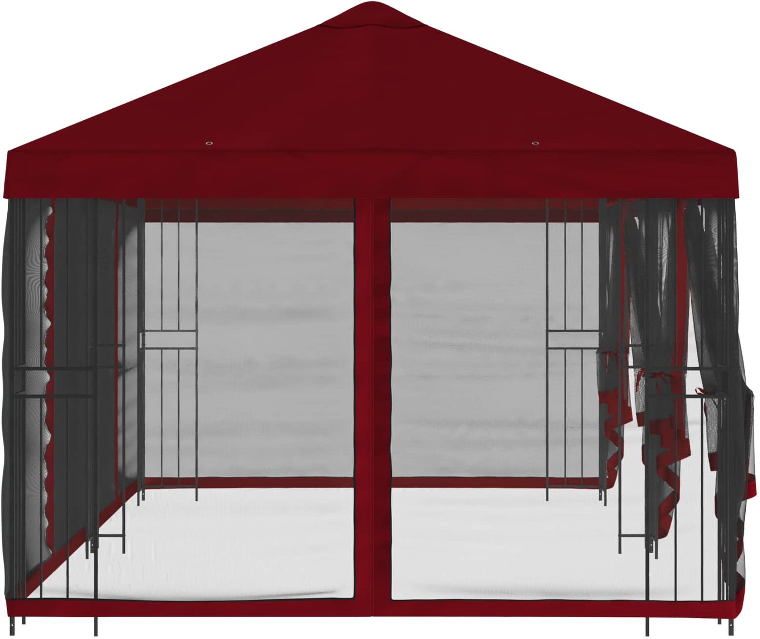 vidaXL Garden Gazebo with Sidewalls 6 x 3 m Bordeaux