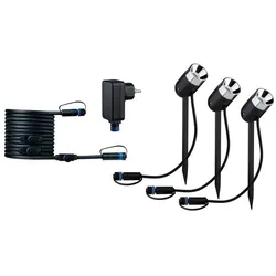 Paulmann LED-Erdspieß Kunststoff, anthrazit Kunststoff