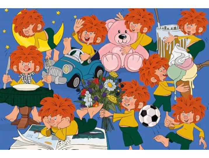 Schmidt Spiele 56492 Plezier met Pumuckl, 100 stukjes kinderpuzzel, kleurrijk