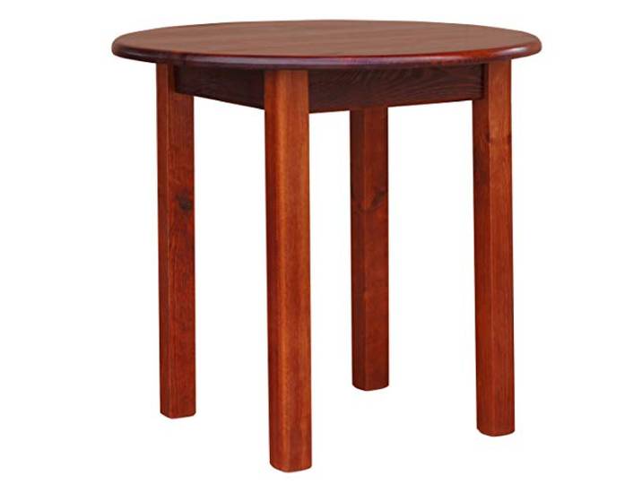 k koma Runder Esstisch Massivkiefer, Ø 90 cm, Calvadosfarben Tischhöhe: 75 cm. Tischplattenstärke: 2,5 cm. Für Küche und Esszimmer geeignet.