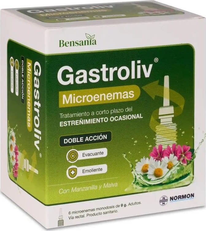Normon Bensania Gastroliv Microenemas 6 uds