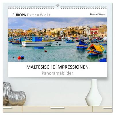 Maltesische Impressionen (hochwertiger Premium Wandkalender 2027 DIN A2 quer), Kunstdruck in Hochglanz