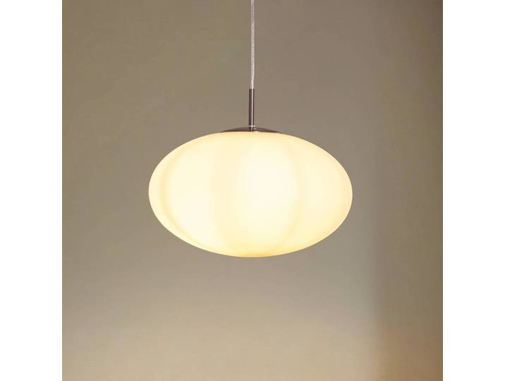 Glazen hanglamp Sonika, dimbaar, Woon-/ Eetkamer, hanglamp