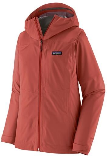 Patagonia Womens Boulder Fork Rain Jacket, Potters Red M