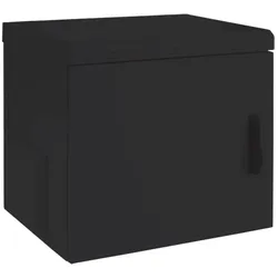 Lanview 19" IP55 12U W=600mm D=600mm (12 HE, 19 Zoll Rack), Serverschrank, Schwarz