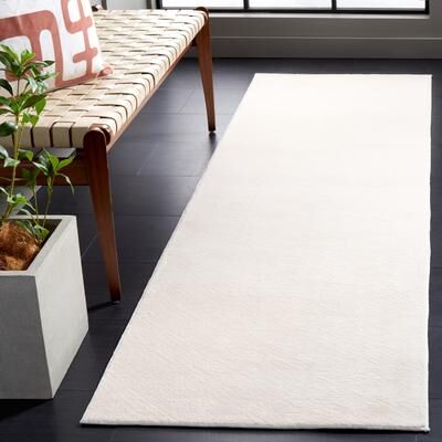SAFAVIEH Faux Rabbit Fur Machine Washable Slip Resistant Nanami Rug