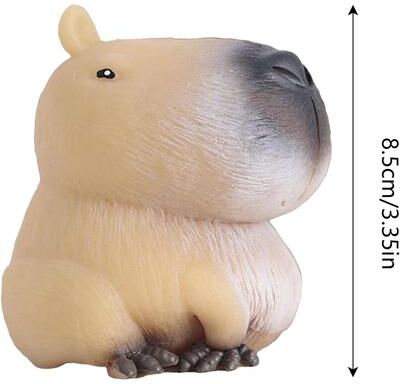 Perfect Picks Market Chubby Capybara Squeeze Toy Super Soft Sensory Toy For Anxiety Relief 1pc
