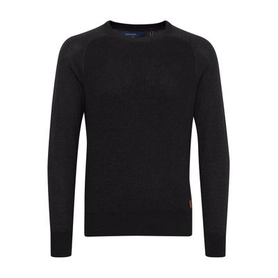 Rundhalspullover BLEND "Rundhalspullover BHGandolf", Herren, Gr. XXL, grau (charcoal), Obermaterial: 100% Baumwolle CO., Pullover Rundhalspullover