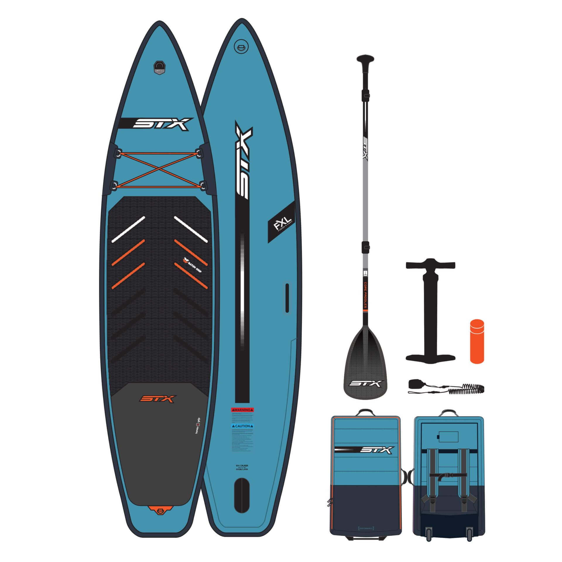 STX Windsurf SUP 11'0 Hybrid Tourer aufblasbar Komplett Set 340cm