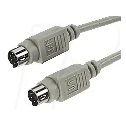 AK 3233 - Kabel PS/2 Stecker auf Stecker, 1,8 m