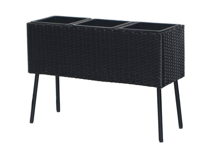 Hochbeet COCON - Farbe: schwarz - Material: Kunststoff/Eisen
