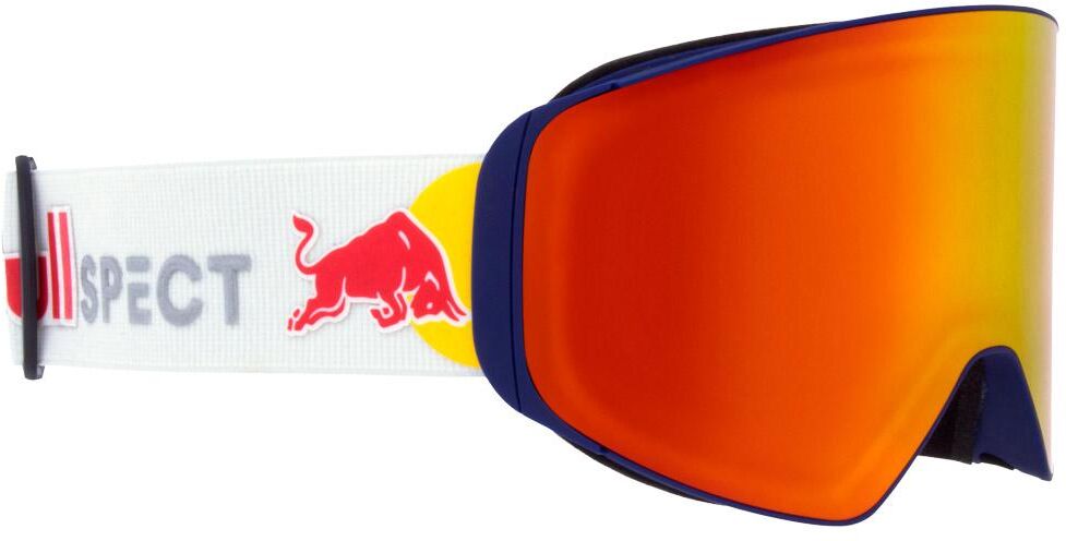 Red Bull Spect  - Jam Matt Blue White Brown Red Mirror + Cloudy Snow - Masque de Ski
