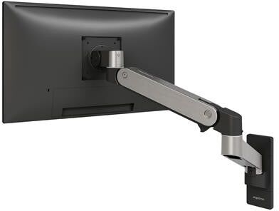 Ergotron LX Pro 45-683-026 Single Monitor Arm, Wall Mount, up to 34" (86.4 cm) - Aluminium