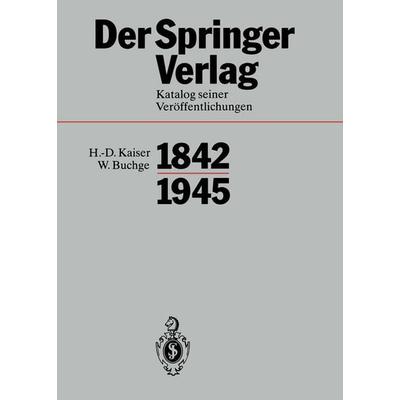 Der Springer-Verlag, Taschenbuch von , Springer Berlin, 978-3-642-62098-0
