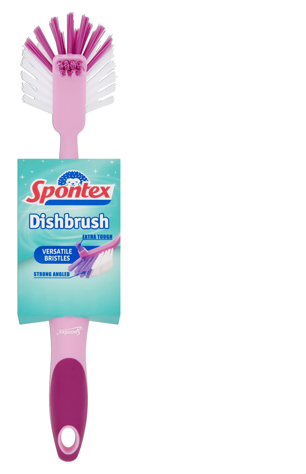 Spontex afwasborstel, roze