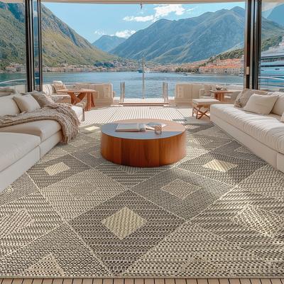 Well Woven Alto Heritage Moroccan Diamond Indoor Outdoor Area Rug