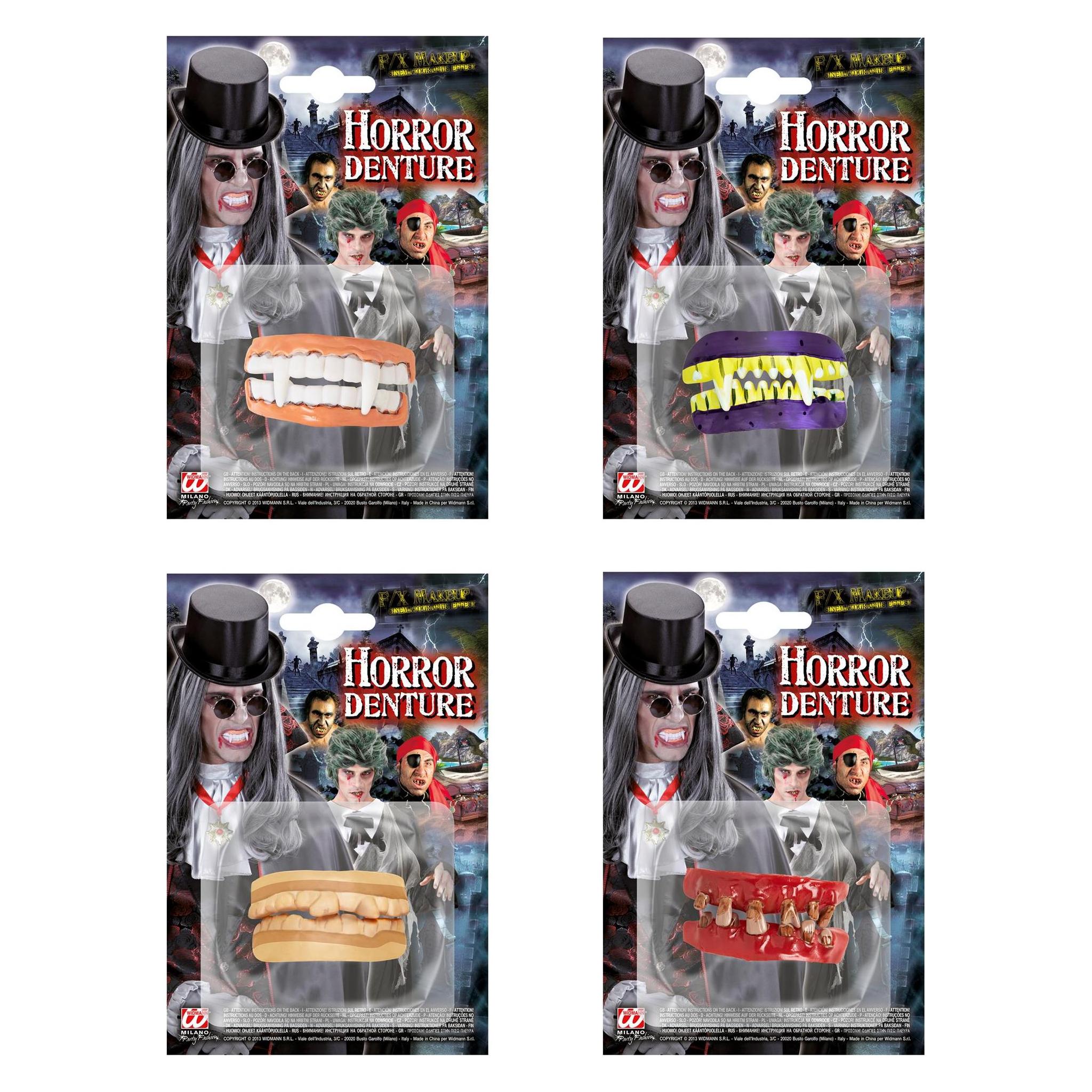 Magni Vampirgebiss Horror 4fach sortiert (9856D)