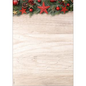 Sigel Weihnachtsbriefpapier DP442, Chalet Style, A4, 90 g/m², 100 Blatt