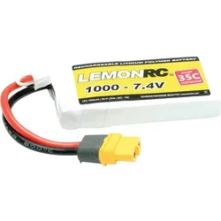 LRC 2S 1000 - LiPo Akku LEMONRC 1000 - 7.4V (35C)