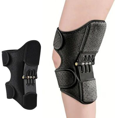 Uplift Essentials Structural Joint Support Knee Booster & Power Spring Stabilizer black