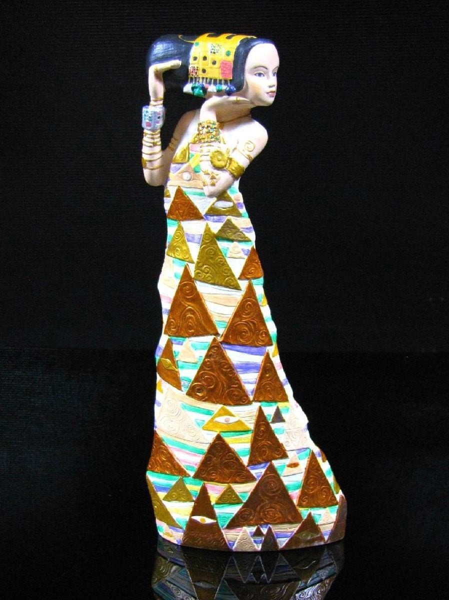Gustav Klimt - Mouseion - The Expectation Tabletop Decoratie