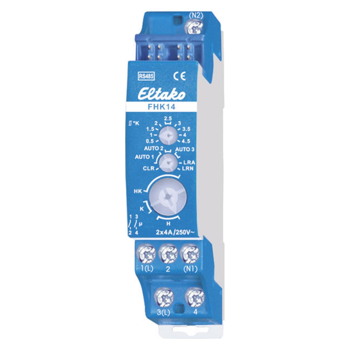 Eltako FHK14 RS485 Schaltaktor Hutschiene Schaltleistung (max.) 1000 W (Schaltaktor) (30014014)