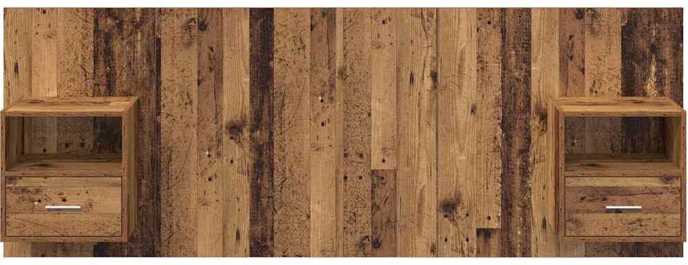 17 Stories UK Emperor Headboard Old Wood Emperor (7')