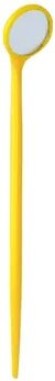 Fusion Finds Stainless Steel Dental Mirror For Oral Inspection Teeth Cleaning And Makeup Precision Viewing yellow Plastic